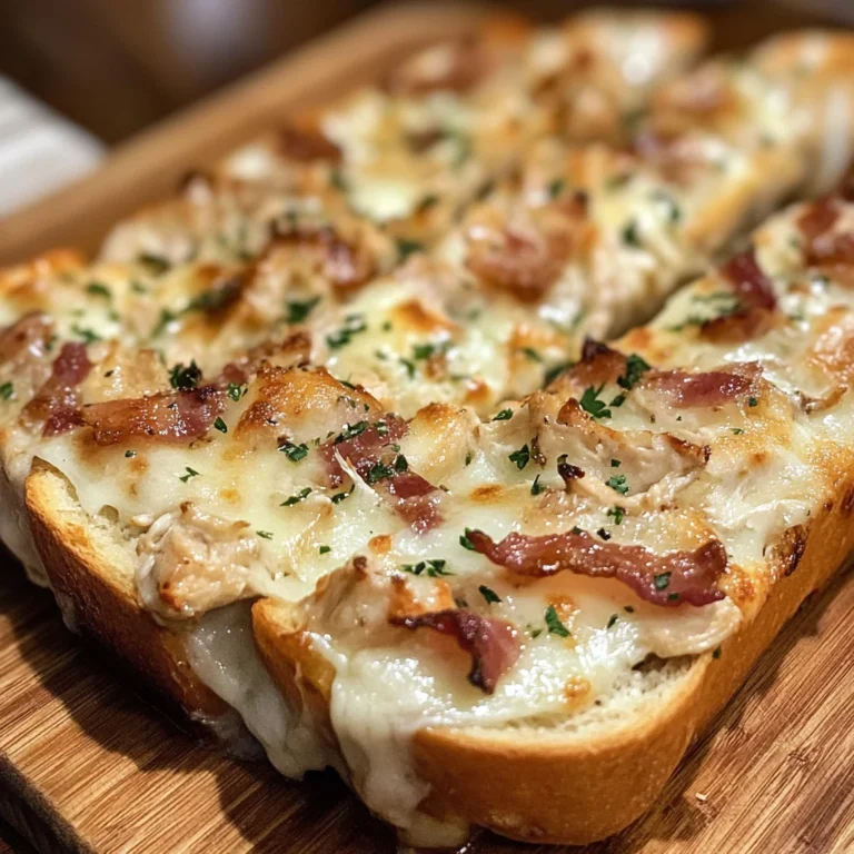 Chicken Bacon Ranch Bread Easy