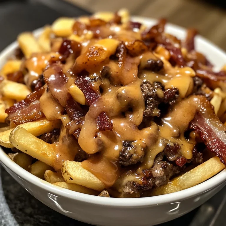 Maple Bacon Cheeseburger Poutine