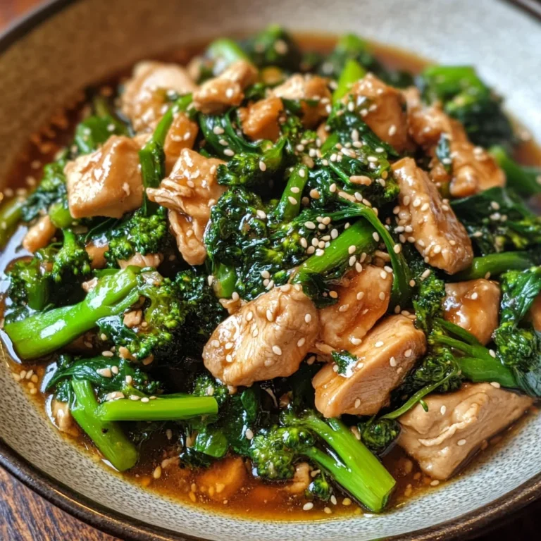 Chinese chicken broccoli stir