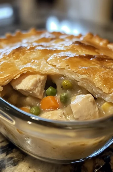 Dump chicken pot pie