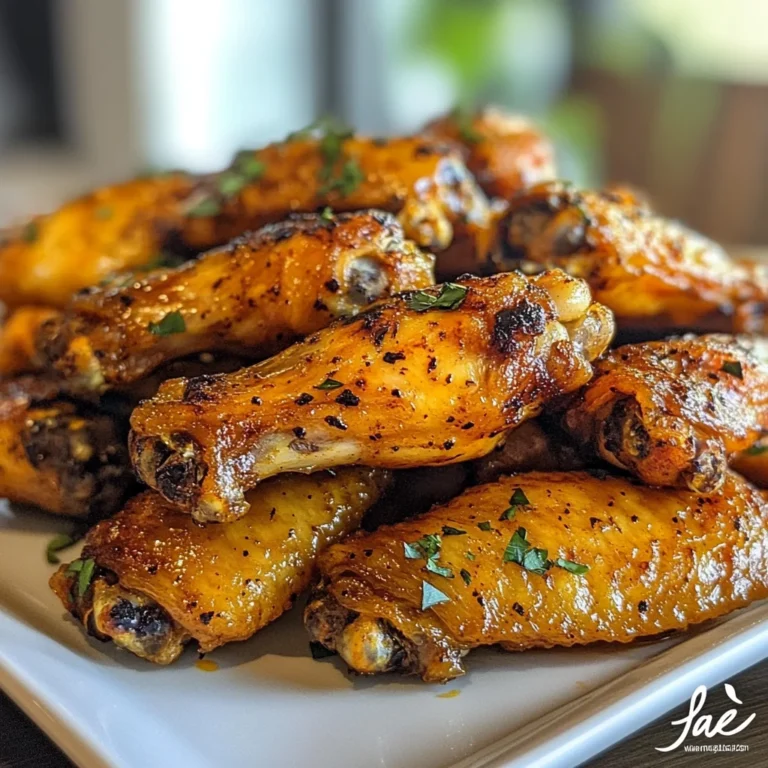 Old Bay Chicken Wings