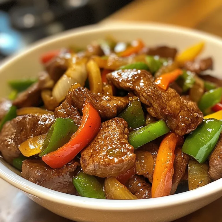 Chinese Pepper Steak Stir Fry