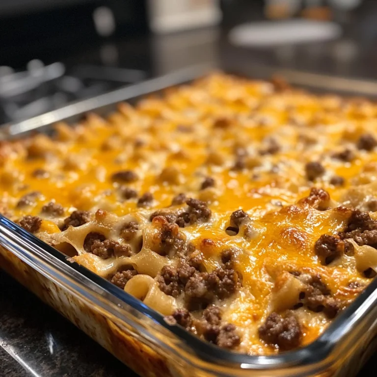 Cheesy Ground Beef Casserole