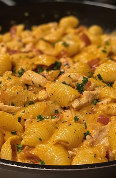 Creamy Cajun Chicken Shells