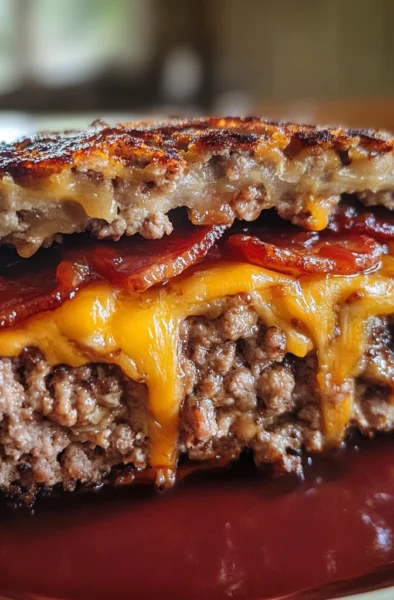 Bacon cheeseburger meatloaf