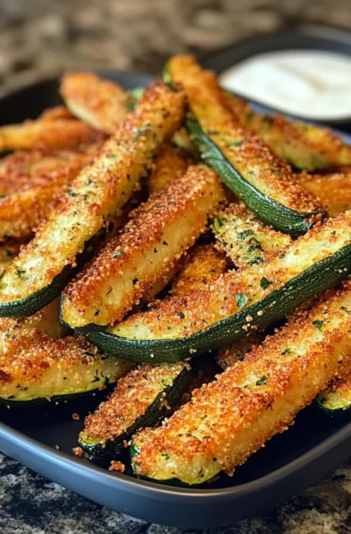 Crispy Air Fryer Zucchini Fries