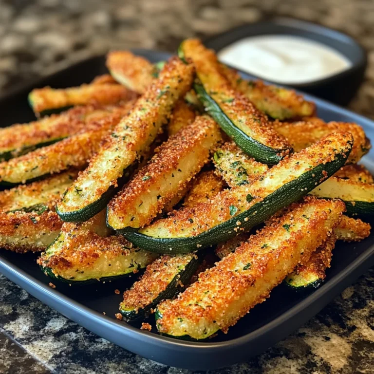 Crispy Air Fryer Zucchini Fries