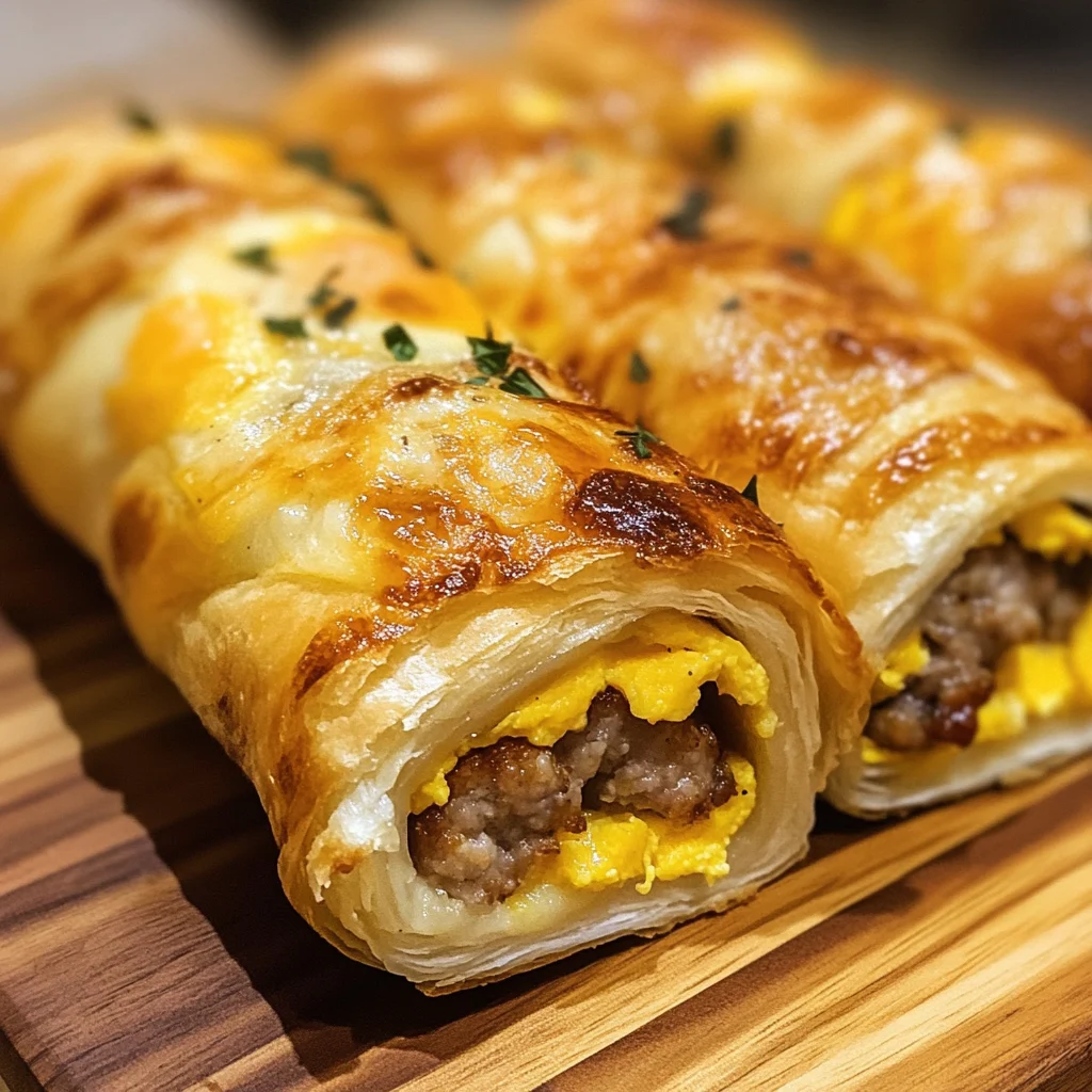 Sausage Egg Cheese Rollups Easy
