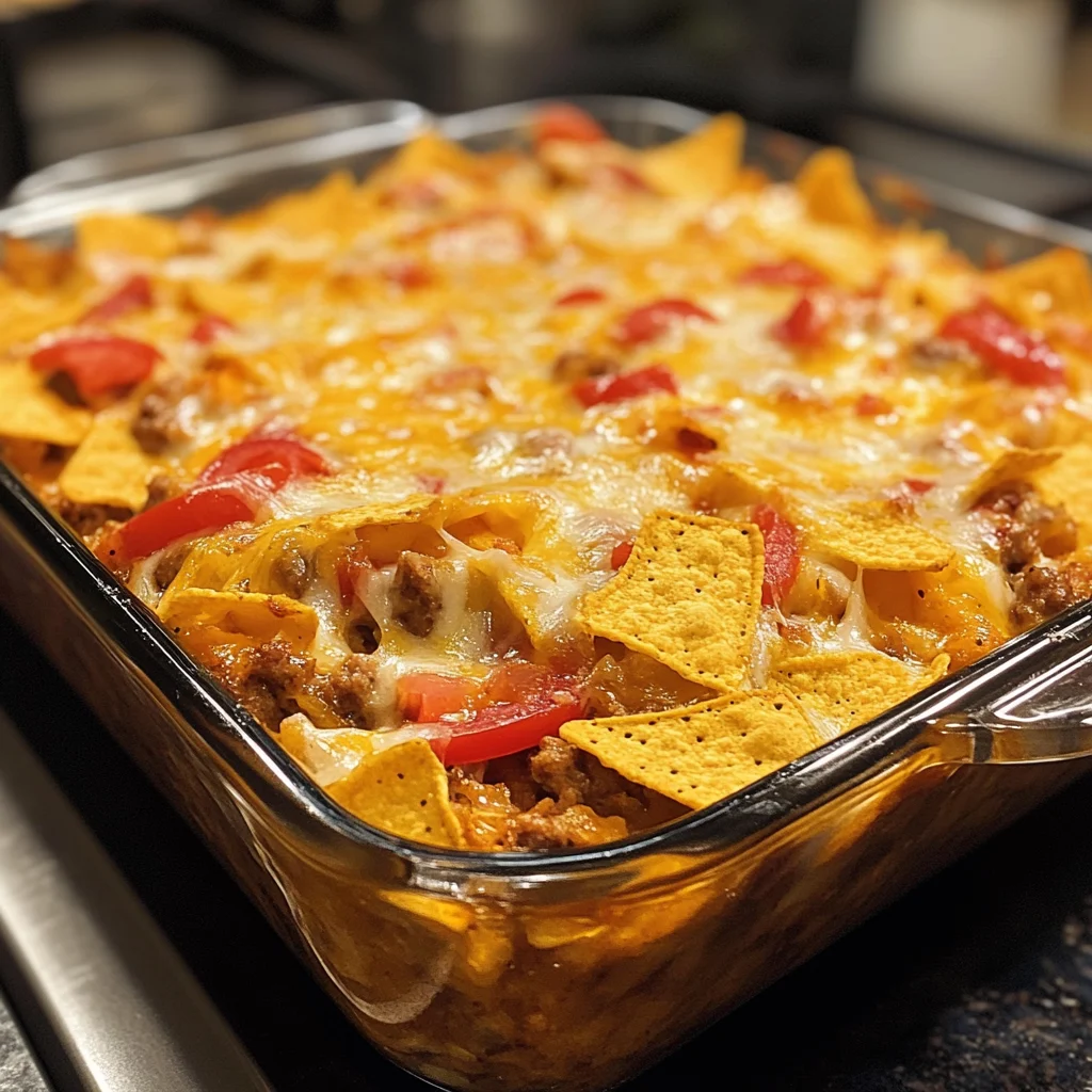 Magical 30 minute dorito casserole