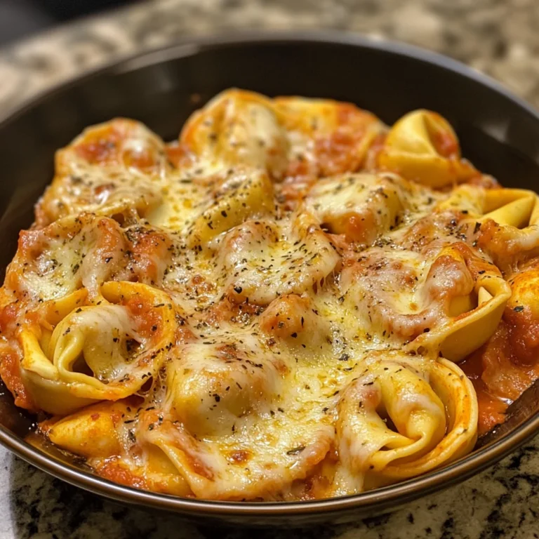 Cheesy Pizza Tortellini Dinner