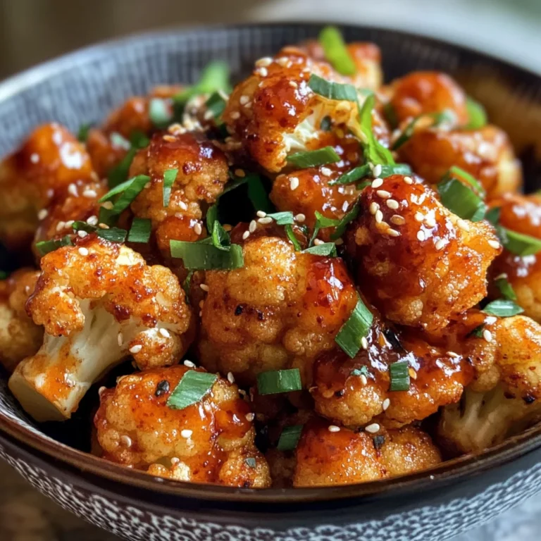 Maple Sriracha Cauliflower Bliss