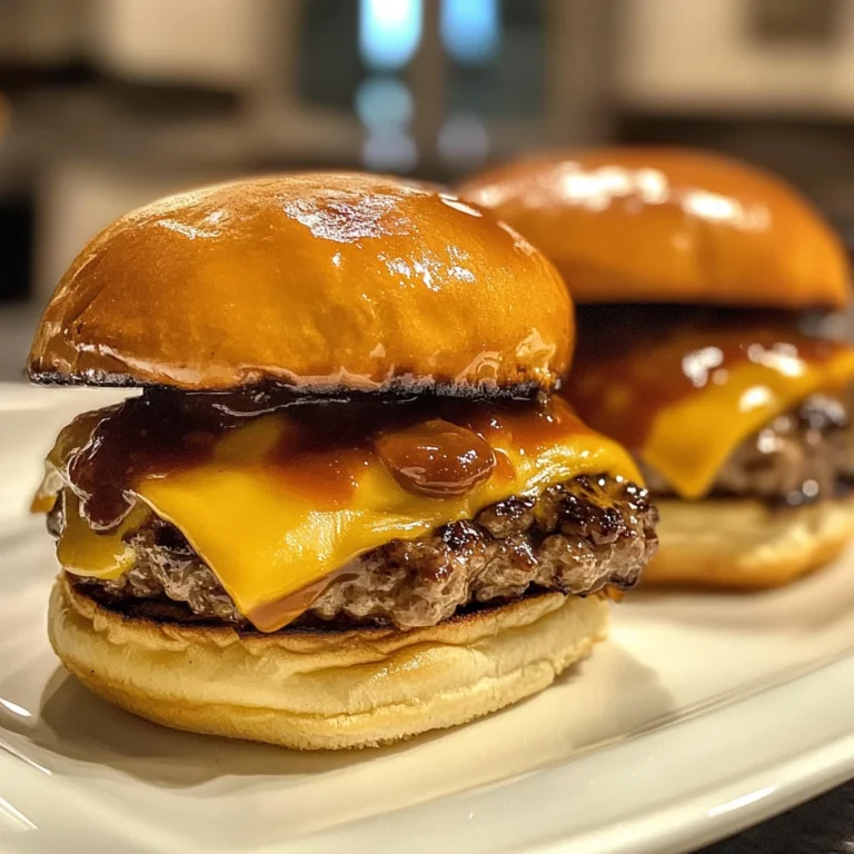 Bbq cheeseburger sliders hawaiian