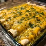 Green Chicken Enchiladas Easy