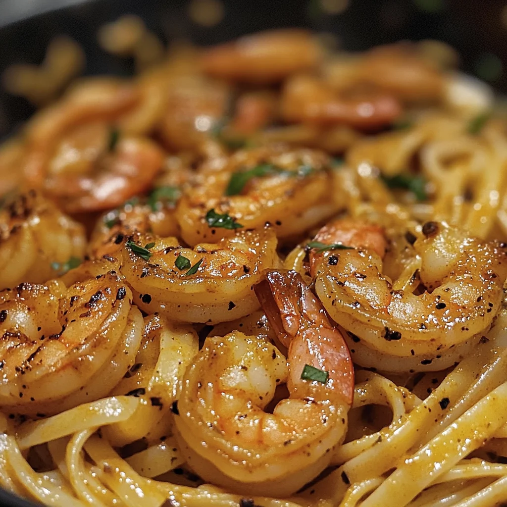 Cajun shrimp creamy pasta