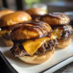 BBQ Cheeseburger Sliders Hawaiian