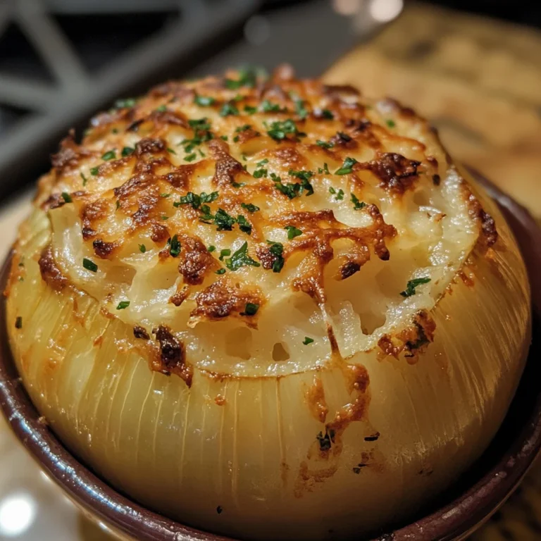 French Onion Stuffed Onion