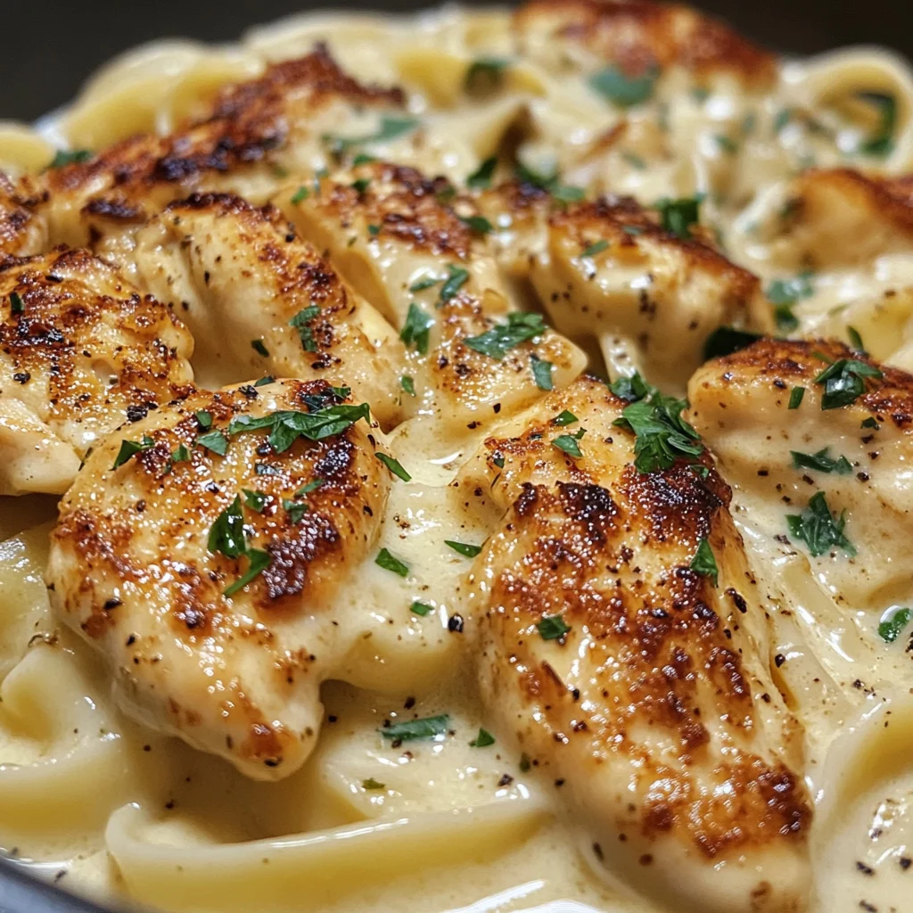 Cheesy Cajun Alfredo Chicken