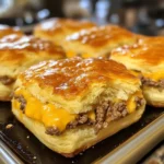 Chopped cheeseburger biscuits bake