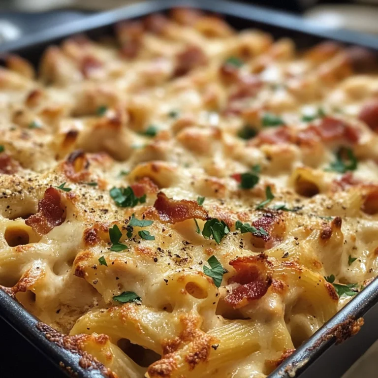 Chicken Bacon Pasta Bake