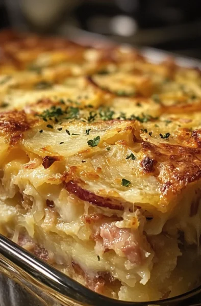 Layered Reuben Casserole Bake