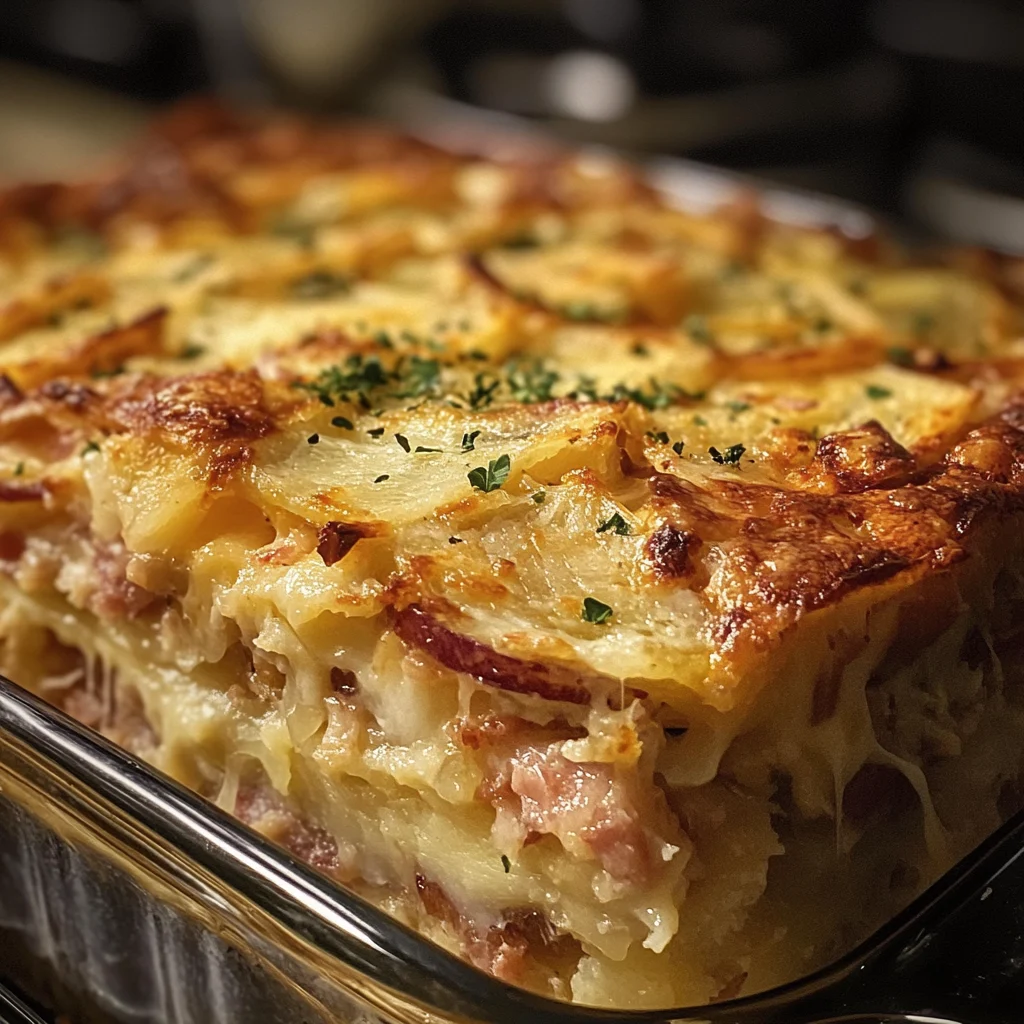 Layered Reuben Casserole Bake