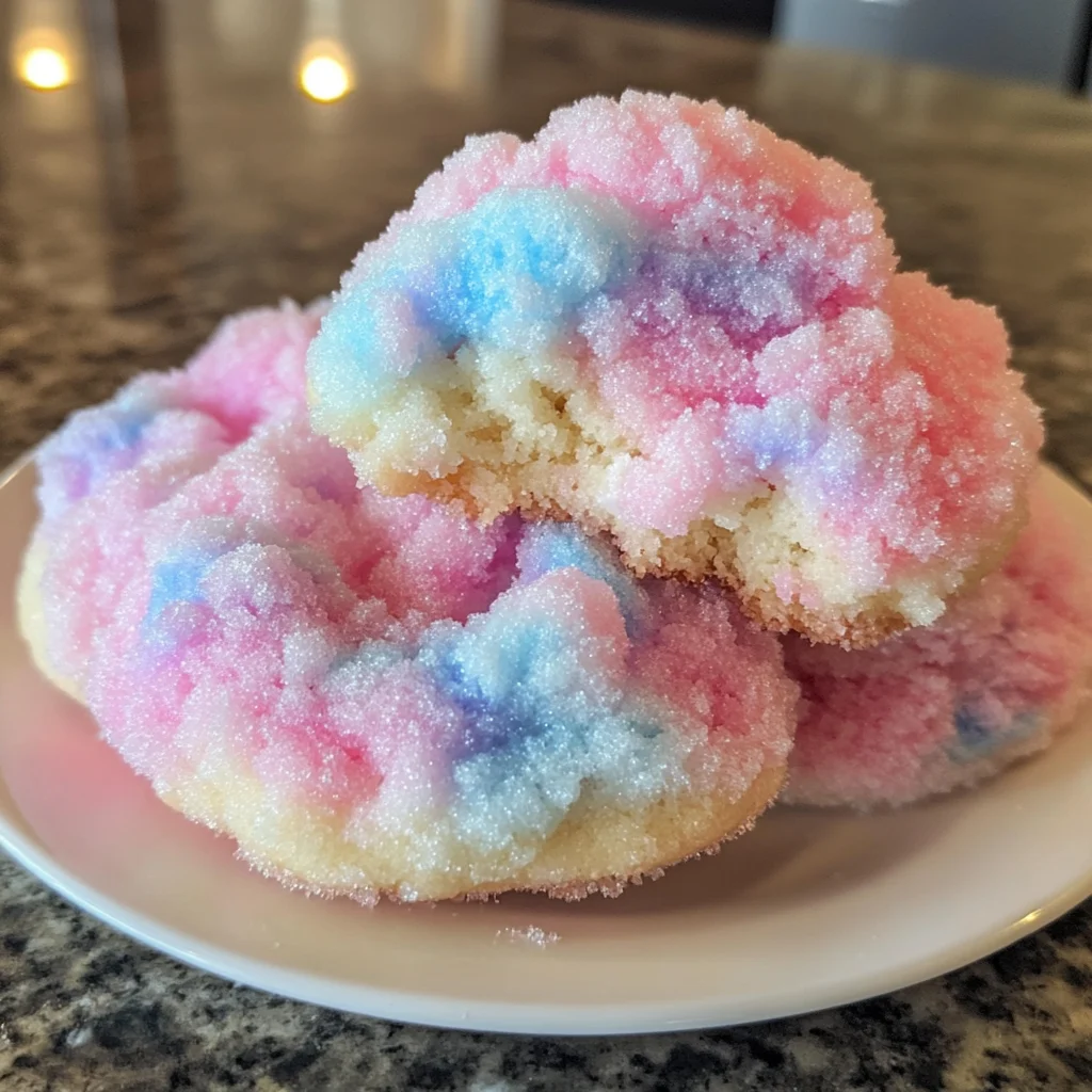 Cotton Candy Cookies Sweet Treats