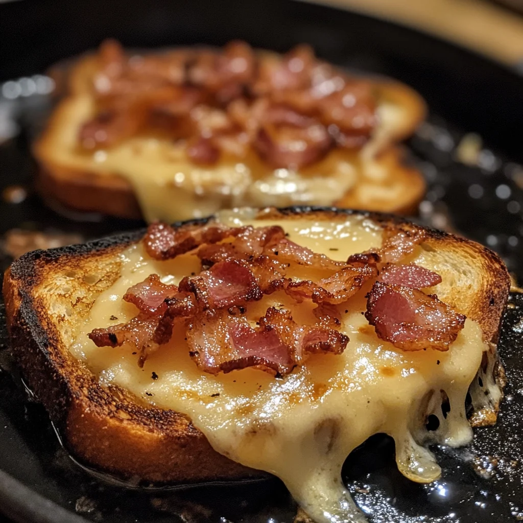 Bacon Grilled Cheese Toast