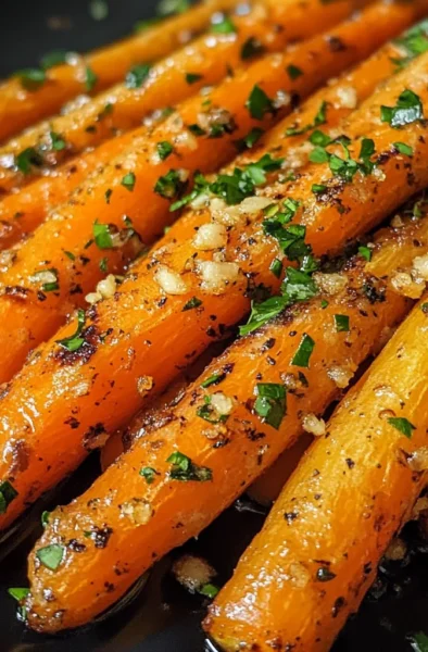 Honey Garlic Butter Carrots