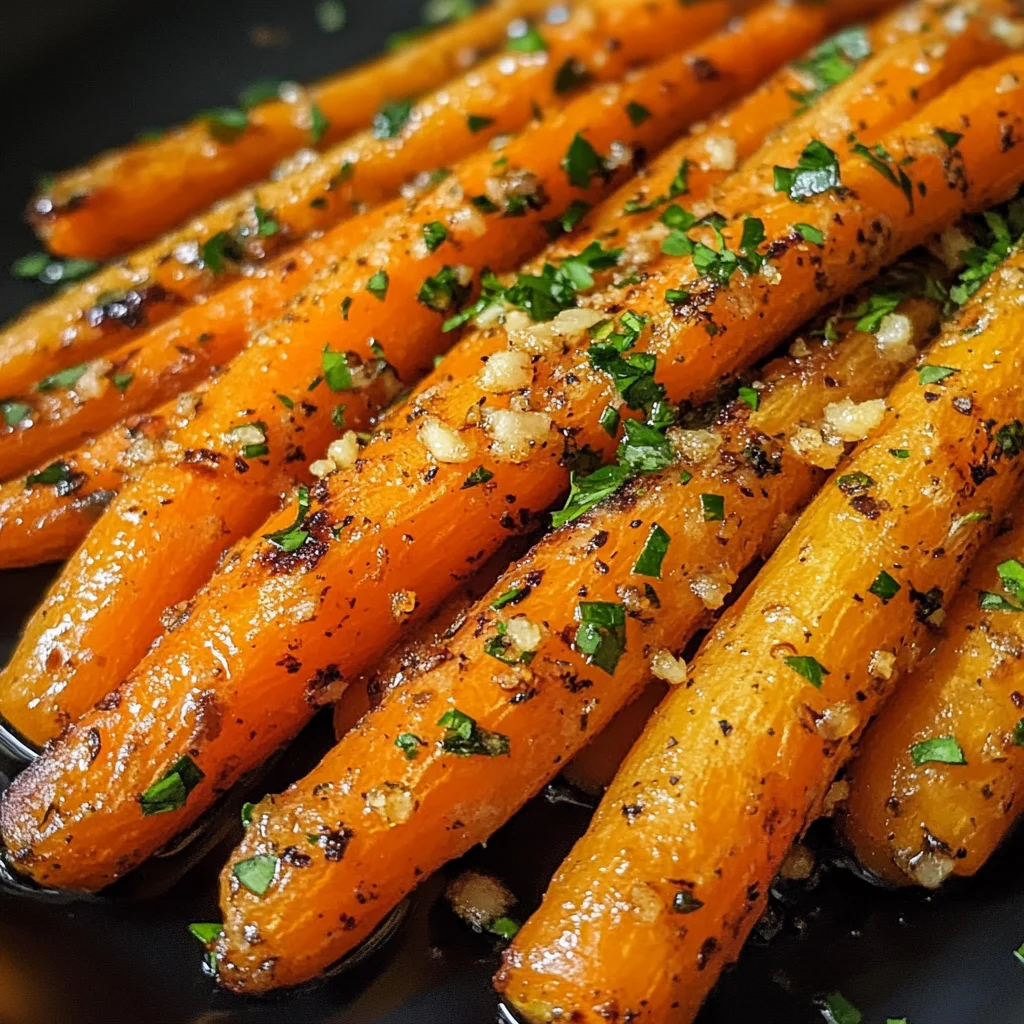 Honey Garlic Butter Carrots