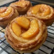 Peach pie crescent cruffins