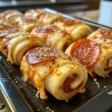 Pepperoni Pizza Rollups Easy