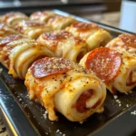 Pepperoni Pizza Rollups Easy
