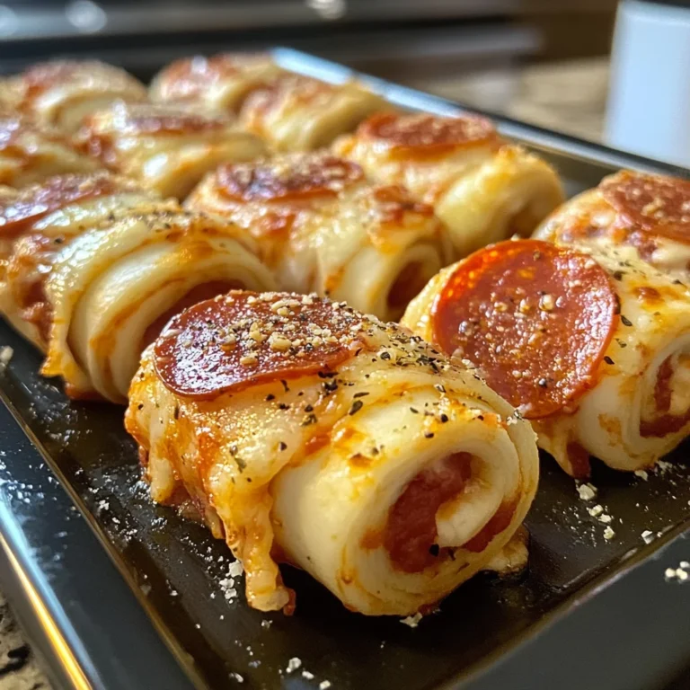 Pepperoni Pizza Rollups Easy
