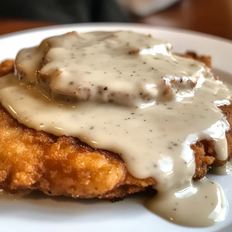 Easy chicken fried steak gravy