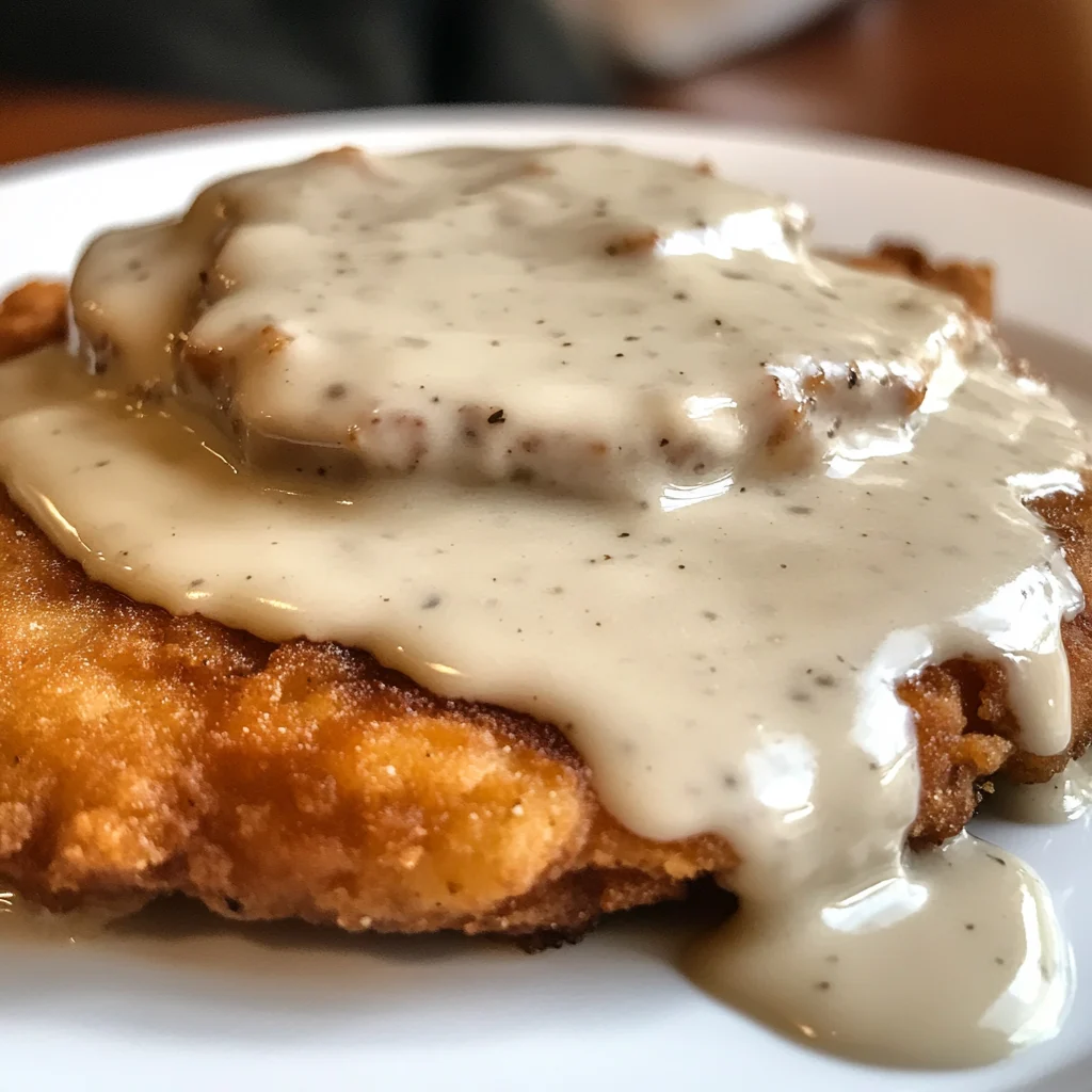 Easy chicken fried steak gravy