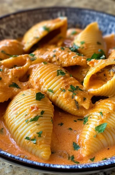 Creamy Paprika Steak Shells