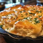 Cheddar Bay Biscuit Seafood Pie
