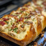 Chicken bacon ranch bread easy
