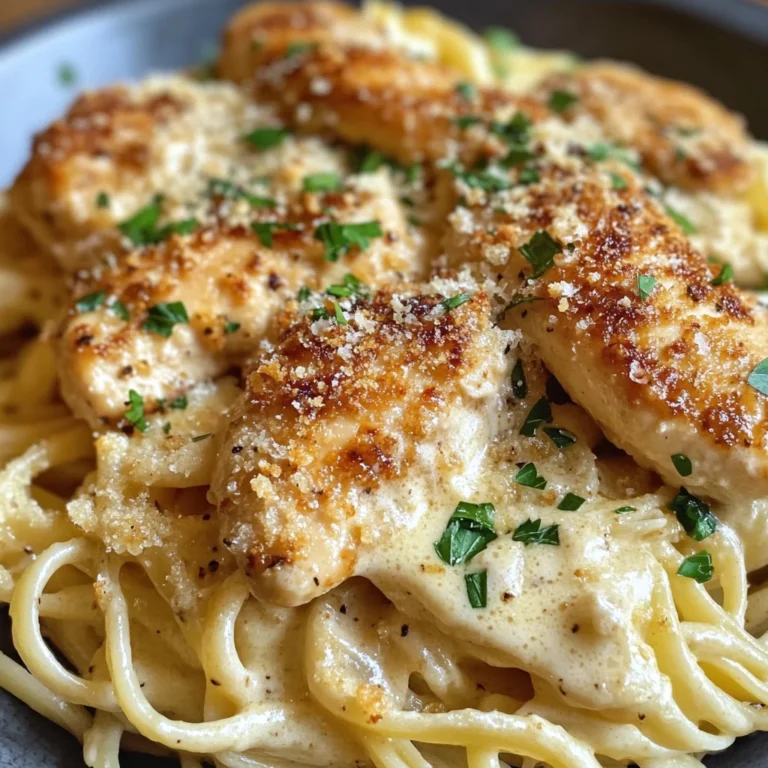 Creamy Garlic Parmesan Chicken Pasta