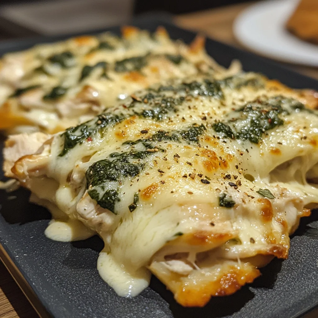Spinach Chicken Cream Mozzarella