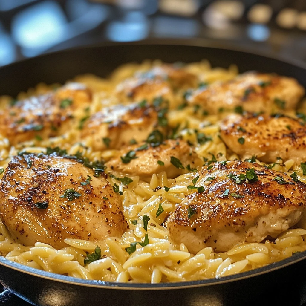 Monterey Chicken One Pan Orzo