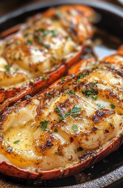 Broiled Lobster Garlic Butter