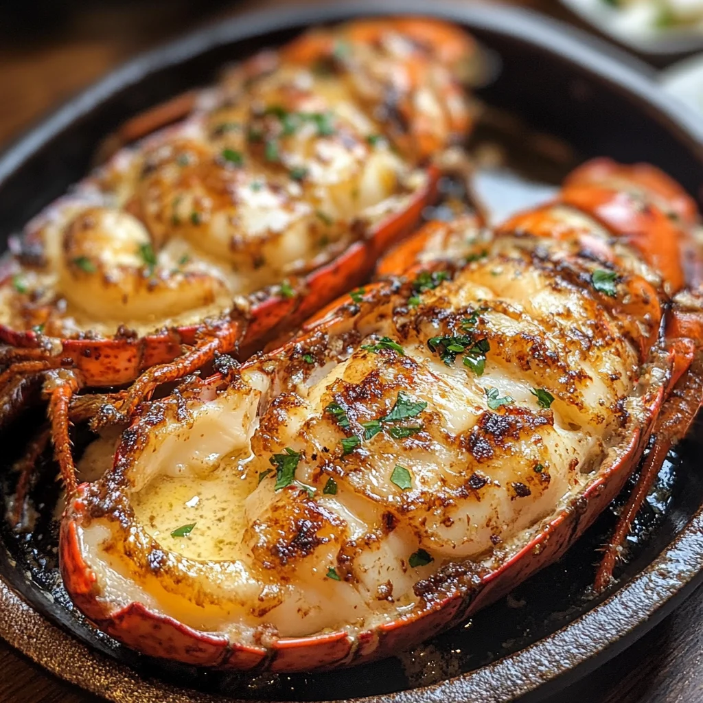 Broiled Lobster Garlic Butter