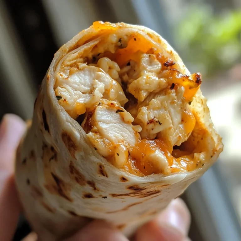 Best Cheesy Garlic Chicken Wraps