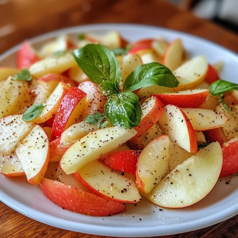 Sweet apple salad