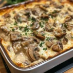 Creamy Beef Mushroom Bake