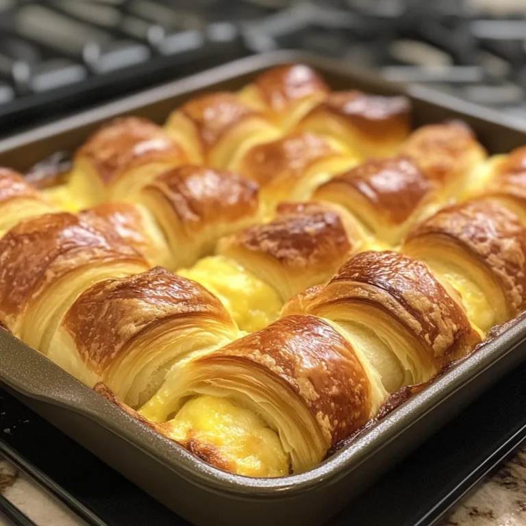 Crack Croissant Breakfast Bake