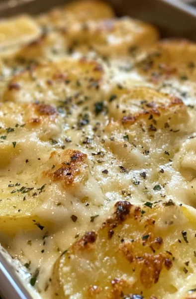 Garlic Parmesan Creamy Potatoes