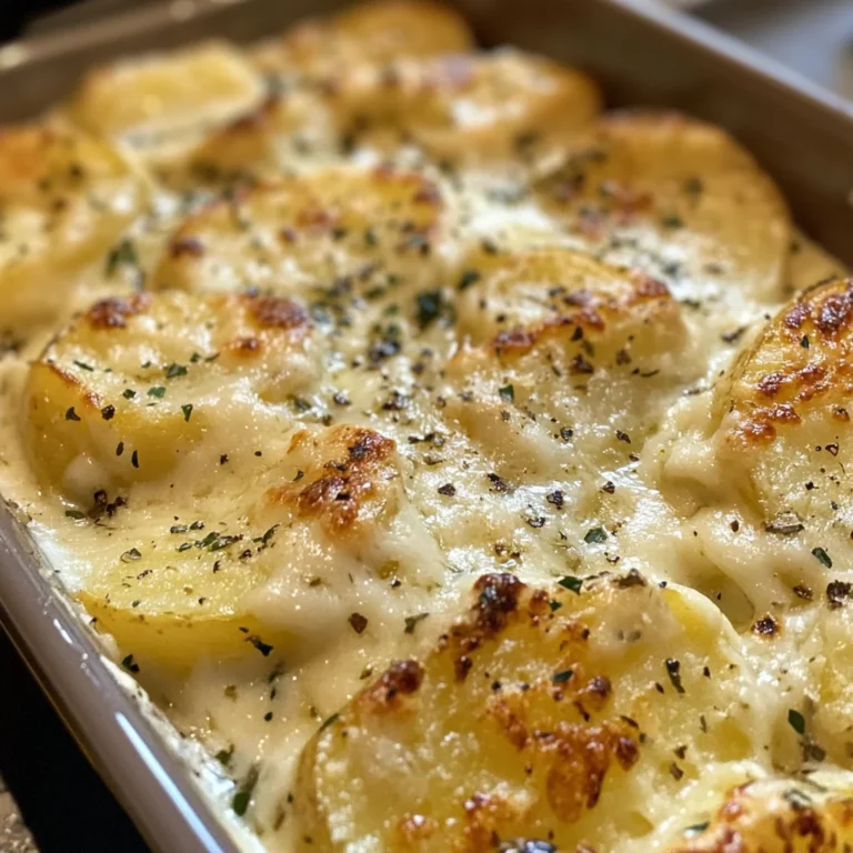 Garlic Parmesan Creamy Potatoes