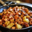 Bbq chicken potato skillet